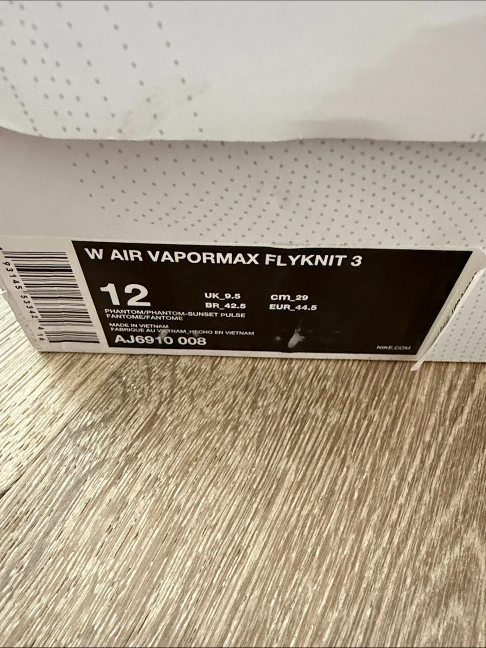 Nike  Pink and Cream Flyknit Sneakers